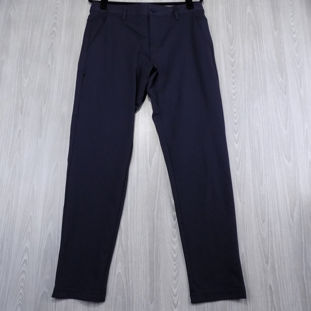 BYLT Everyday Pant 2.0 Pant Mens L Navy Stretch Tech Chino Comfort Casual Golf